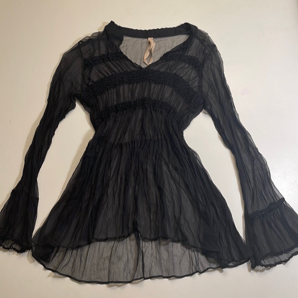 Bailey44 Women‘s black 100%silk blouse